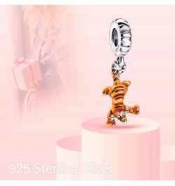 Colorful Butterflies Charm for 925 Sterling Silver for Women's Bracelets & Necklaces Dangle Pendant for Christmas Day Valenti...