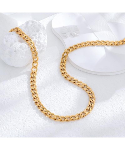 24K Gold Plated Snake Necklace for Women Chian Choker Jewery for Women Girls Stainless Steel Gold Wedding Jewelry Chain 9 $6....