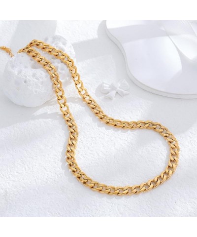 24K Gold Plated Snake Necklace for Women Chian Choker Jewery for Women Girls Stainless Steel Gold Wedding Jewelry Chain 9 $6....