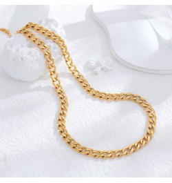 24K Gold Plated Snake Necklace for Women Chian Choker Jewery for Women Girls Stainless Steel Gold Wedding Jewelry Chain 9 $6....