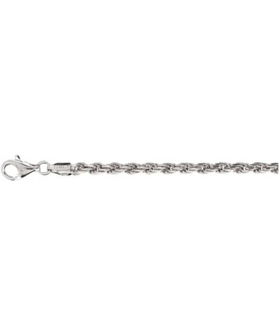 Rope 080-4MM Heavy .925 Sterling Silver Italian Link Chain 36.0 Inches $30.24 Necklaces