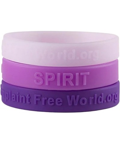 1PCs A Complaint Free World.org Silicone Bracelets&Bangles Sporty Spirit Wristbands Men Women Lovers' Student Gifts 20cm_Ligh...