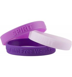 1PCs A Complaint Free World.org Silicone Bracelets&Bangles Sporty Spirit Wristbands Men Women Lovers' Student Gifts 20cm_Ligh...