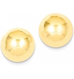 14K Yellow Gold 10mm Half Ball Stud Earrings 14K Yellow Gold - 10mm - 0.39 inch $98.24 Earrings