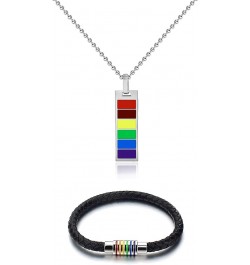 Pride Bracelets LGBT Rainbow Bracelets for Women Men LGBT Pride Braided Bracelet for Couple O:Pride Necklace Bracelet $6.09 B...