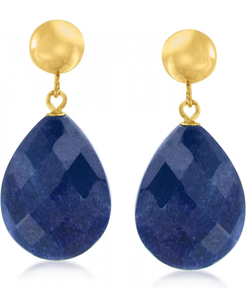 18.00 ct. t.w. Sapphire Teardrop Earrings in 14kt Yellow Gold $69.92 Earrings