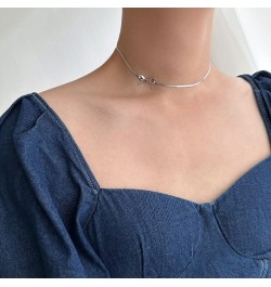 Bow Necklace for Women Girls Dainty Gold Bow Choker Bowknot Chain Necklace 14K Gold Plated Ribbon Choker Necklaces Fashion Je...