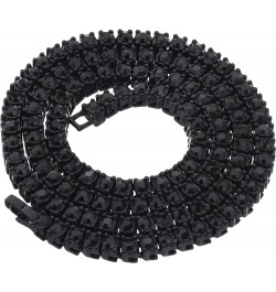 Black Plated Tennis Stone Chain Necklace 16" / 18" / 20" / 22" / 24 18 inch $9.51 Necklaces