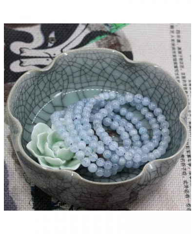 Handmade Gem Semi Precious Gemstone 6mm Round Beads Stretch Bracelet 7" Unisex A Grade Aquamarine $9.71 Bracelets