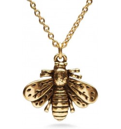 Napoleonic Bee Peandant Necklace - Antique Gold Plated $19.20 Necklaces