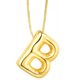 Womens Fashion Initial Necklace, Dainty Letter Necklace Gold Pendant Necklace for Women Girls Trendy B Gold $7.94 Necklaces