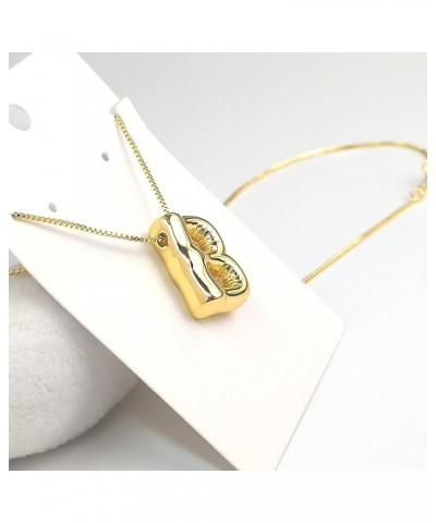 Womens Fashion Initial Necklace, Dainty Letter Necklace Gold Pendant Necklace for Women Girls Trendy B Gold $7.94 Necklaces