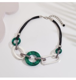 Acrylic Statement Necklace for Women Resin Bib Collar Necklace Chunky Necklace or Jewelry Gift for Women Girls Chain $6.47 Ne...