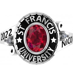 fully customized Girl Ladies Women's fashion class ring for high school, college, university, academy of 2022, 2023, 2024, 20...