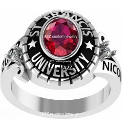 fully customized Girl Ladies Women's fashion class ring for high school, college, university, academy of 2022, 2023, 2024, 20...