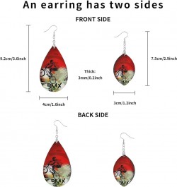 Dangle Earring MDF Wood Drop/Leaf Copper Plated Silver Hook Lightweight Earrings Multi 1 $6.48 Earrings