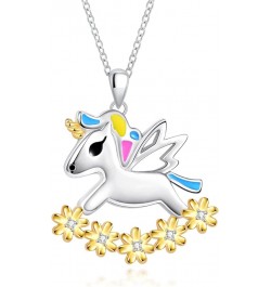 Cute Animal Pendant Necklace for Women Teen Girls : 925 Sterling Silver Koala/Unicorn/Flamingo/Lion/Sloth/Squirrel/Elephant N...