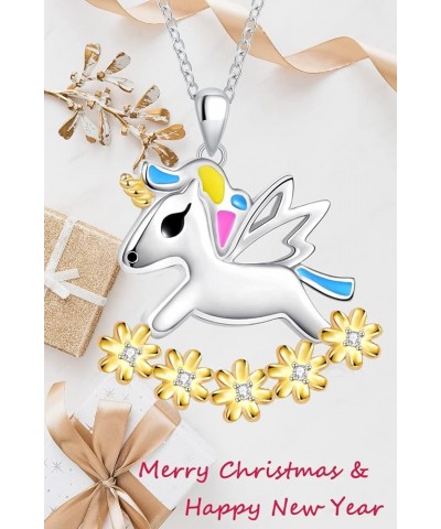 Cute Animal Pendant Necklace for Women Teen Girls : 925 Sterling Silver Koala/Unicorn/Flamingo/Lion/Sloth/Squirrel/Elephant N...