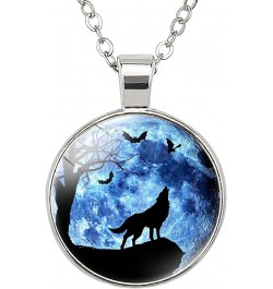 Wolf Necklace Gifts For Women - Cute Pendant Necklace For Teen Women Black $8.85 Necklaces