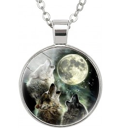 Wolf Necklace Gifts For Women - Cute Pendant Necklace For Teen Women Black $8.85 Necklaces