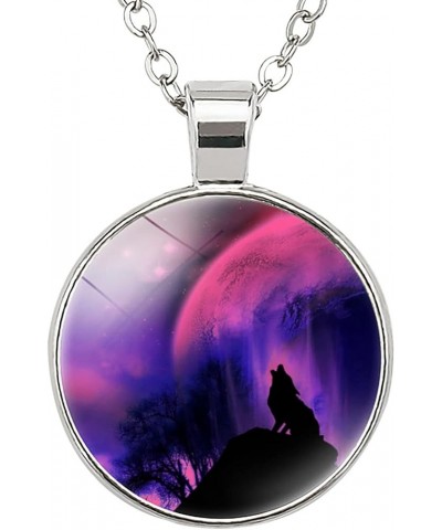 Wolf Necklace Gifts For Women - Cute Pendant Necklace For Teen Women Black $8.85 Necklaces