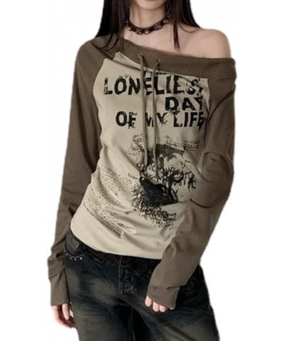 Y2k Tops Off The Shoulder Long Sleeve Top Emo Clothes Grunge Clothes Trashy Y2k Emo Tops Y2k Grunge Green $7.64 Necklaces