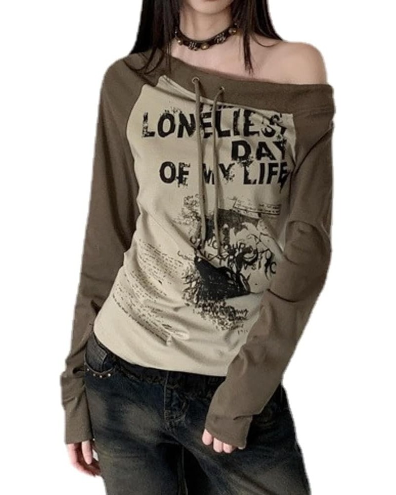 Y2k Tops Off The Shoulder Long Sleeve Top Emo Clothes Grunge Clothes Trashy Y2k Emo Tops Y2k Grunge Green $7.64 Necklaces