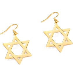 Star of David Cross Earrings for Women Hexagram Stud Earrings Amulet Symbol Jewish Israel Religious David Jewelry Gift Women ...