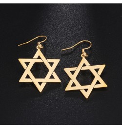 Star of David Cross Earrings for Women Hexagram Stud Earrings Amulet Symbol Jewish Israel Religious David Jewelry Gift Women ...