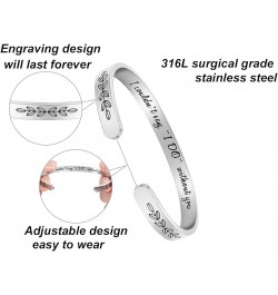 Bridesmaid Proposal Gifts Adjustable Bracelets - I Couldn't Say I DO Without You Stainless Steel Engraved Cuff Wedding Bangle...