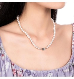 2024 New Freshwater Cultured AAAAA Quality Genuine Real Pearl Strand Necklace for Women Fine Jewelry Valentine's Day Gifts fo...