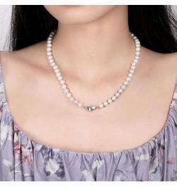 2024 New Freshwater Cultured AAAAA Quality Genuine Real Pearl Strand Necklace for Women Fine Jewelry Valentine's Day Gifts fo...