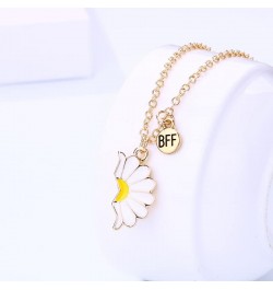 BFF Necklace for 2, Heart Butterfly Daisy Pendant Matching Necklace Best Friend Necklace Friendship Necklace for Women Girls ...