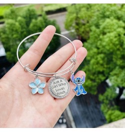 Ohana Means Family Stitch Necklace - Jewelry Set Bracelet Earrings Cute Interstellar Baby Stitch Moon Pendant Jewelry for Wom...