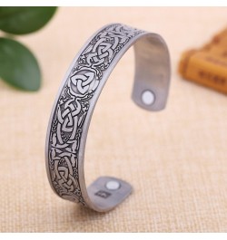 Norse Celtic Knot Bracelet Trinity Knot Bracelet Mens Viking Bracelet Cuff Bangle for Women $10.44 Bracelets