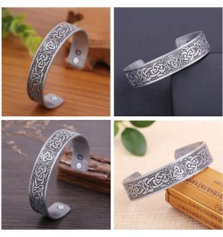 Norse Celtic Knot Bracelet Trinity Knot Bracelet Mens Viking Bracelet Cuff Bangle for Women $10.44 Bracelets