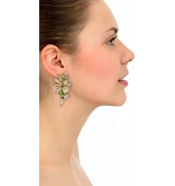 Fashion Statement Vintage Drop Dangle Earrings for Women Girls Green Crystal Earrings New/light pink $7.50 Earrings