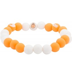 Jewelry Women's Episode 7 BB-8 Silicone Bead Stretch Bracelet, White/Yellow, Expandable $8.16 Bracelets