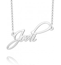 Custom Name Necklaces for Women Sterling Silver Personalized Jewelry Jodi $17.10 Necklaces