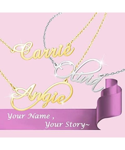 Custom Name Necklaces for Women Sterling Silver Personalized Jewelry Jodi $17.10 Necklaces