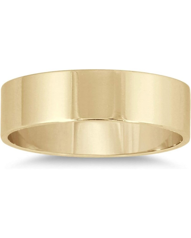 2mm - 6mm Flat Comfort Fit Wedding Band in 14K Yellow Gold 14k Yellow Gold 5mm $73.63 Bracelets