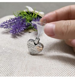 Cremation Jewelry for Ashes -No Longer By My Side Forever in My Heart Urn Pendant Necklace for Ashes Grandma Grandpa Mom Dad ...