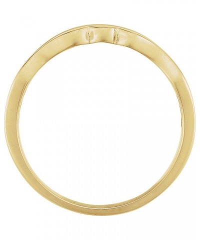 Lattice Design Ring Band (Width - 11mm) 10k Yellow Gold $205.54 Rings