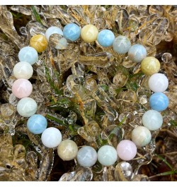 Beryl Bracelet Crystal Gemstone 8 mm (0.31") Chakra Natural Morganite Semi Percious Stone Bracelet Yoga MeditationHealing Cry...