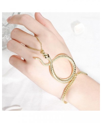 6PCS Gold Snake Jewelry Set,Snake Ring Adjustable Snake Choker Snake Bracelet Snake Earrings Gold Snake Armband Snake Necklac...