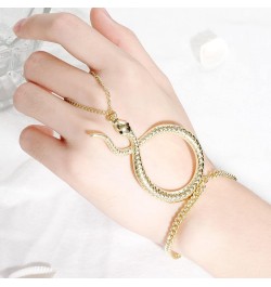 6PCS Gold Snake Jewelry Set,Snake Ring Adjustable Snake Choker Snake Bracelet Snake Earrings Gold Snake Armband Snake Necklac...