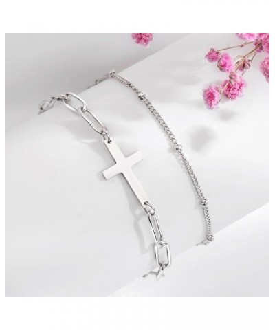 Christian Gifts for Women, Easter Gifts Religious Cross Bracelet for Women Faith, Baptism/First Communion/Confirmation Gifts ...