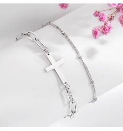 Christian Gifts for Women, Easter Gifts Religious Cross Bracelet for Women Faith, Baptism/First Communion/Confirmation Gifts ...