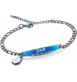 Medical id bracelets for women 7-8.5 inch Fashion Rose gold Medical alert ID bracelets Mixed dnr $14.49 Bracelets