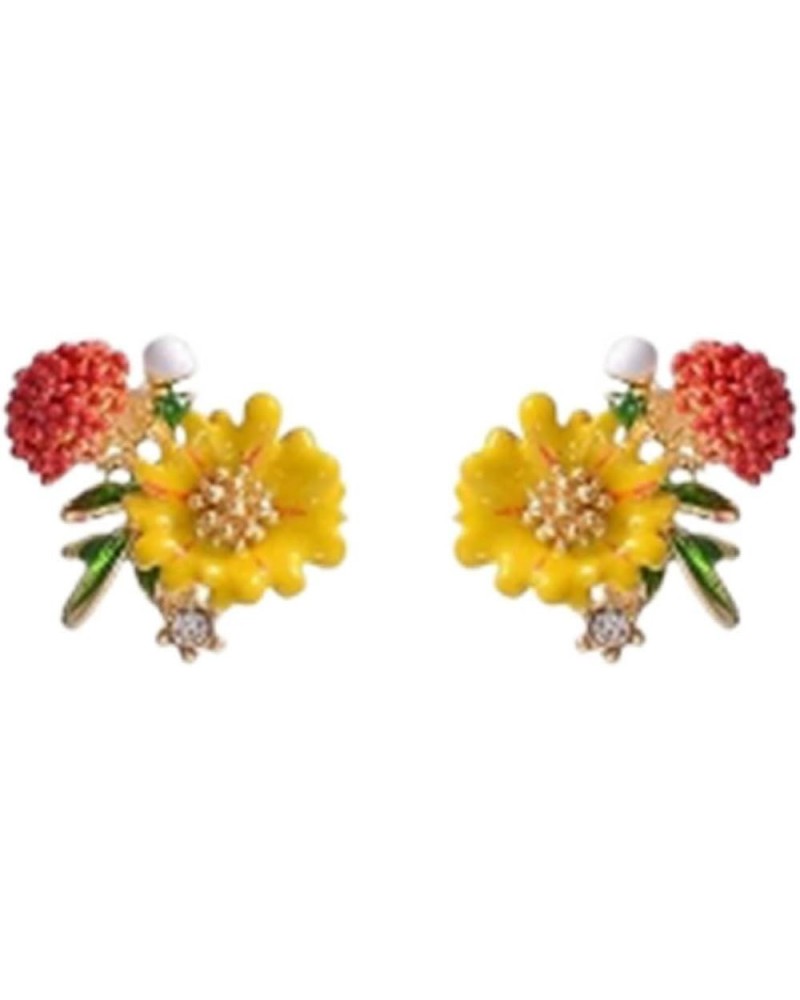 Flower Earrings for Women Spring Earrings for Women Floral Dangle Earrings Sunflower Earrings Daisy Earrings Spring Jewelry G...